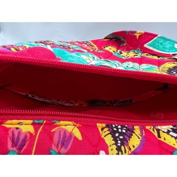 Vera Bradley Hipster Crossbody Purse Rumba Triple Zip and matching Zip Id Wallet - Picture 4 of 8